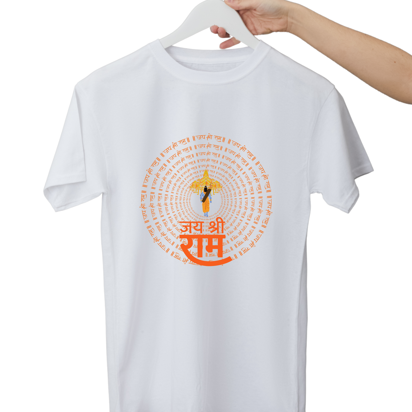 Unisex Printed Cotton T Shirt | Aastha | Trust | Belief | Round Neck | Half Sleeves|100% Cotton Regular Fit T-Shirt | Women | Men | Teen | Teen Vibes