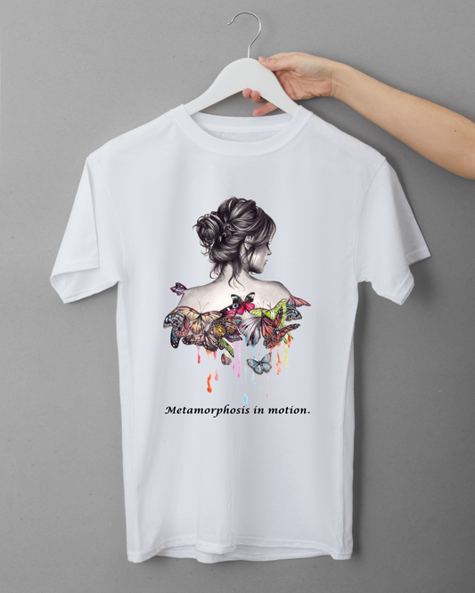 Women Printed Cotton T Shirt | Round Neck | Half Sleeves| 100% Cotton | Regular Fit T-Shirt | Teen | Teen Vibes