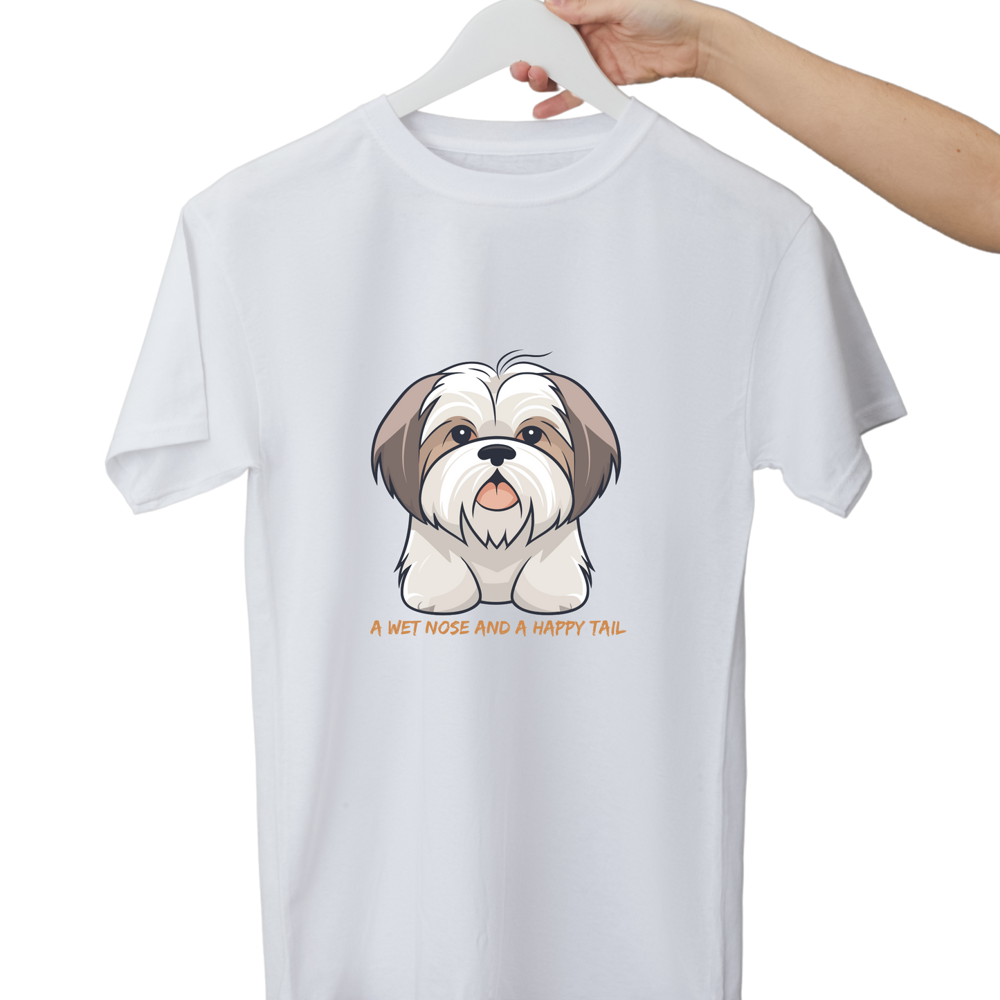 Unisex Printed Cotton T Shirt | Dog Lovers | Round Neck | Half Sleeves|100% Cotton Regular Fit T-Shirt | Women | Men |