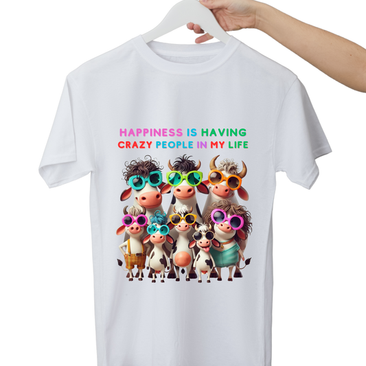 Women Printed Cotton T Shirt | Round Neck | Half Sleeves| 100% Cotton | Regular Fit T-Shirt | Teen | Teen Vibes