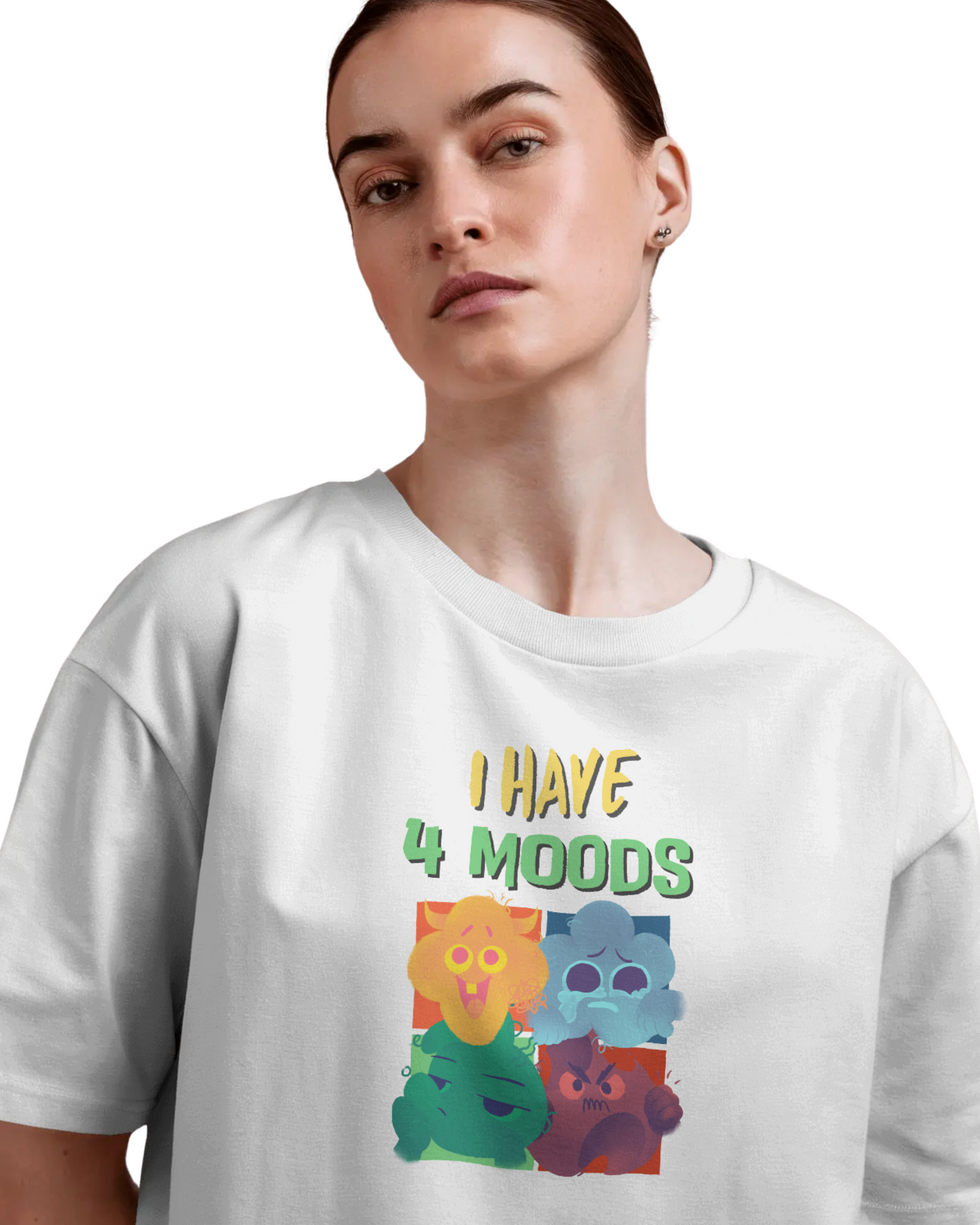 Oversize | Unisex Printed Cotton T Shirt | Round Neck | Half Sleeves|100% Cotton | Women | Men | Teen | Teen Vibes