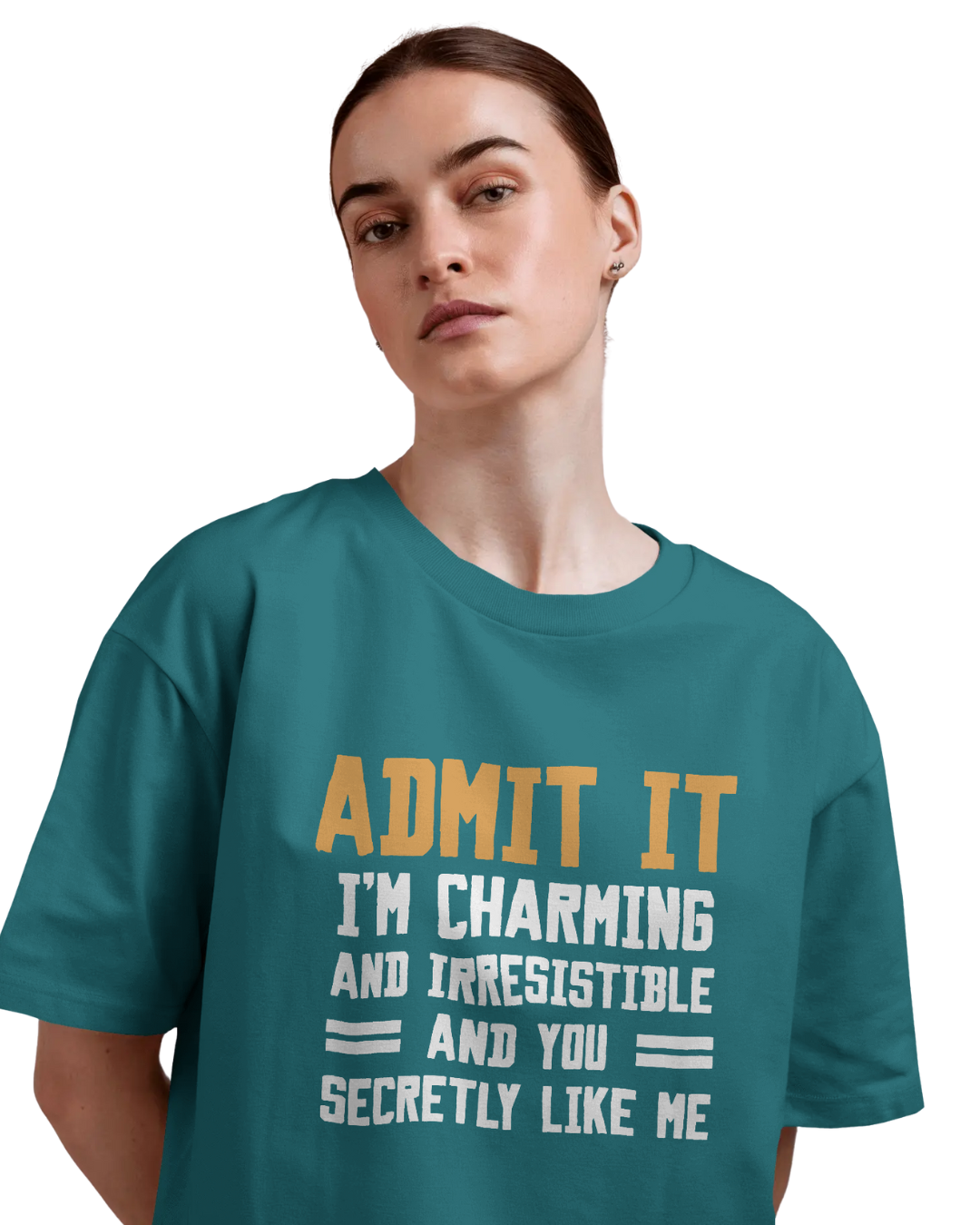 Women Oversize Tee |Street wear | Casual Wear | 100% Cotton T Shirt | Round Neck | Half Sleeves| Vibrant Colors