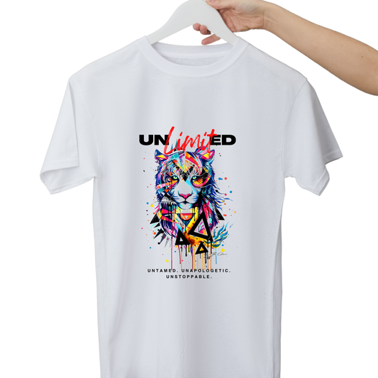 Women Printed Cotton T Shirt | Round Neck | Half Sleeves| 100% Cotton | Regular Fit T-Shirt | Teen | Teen Vibes