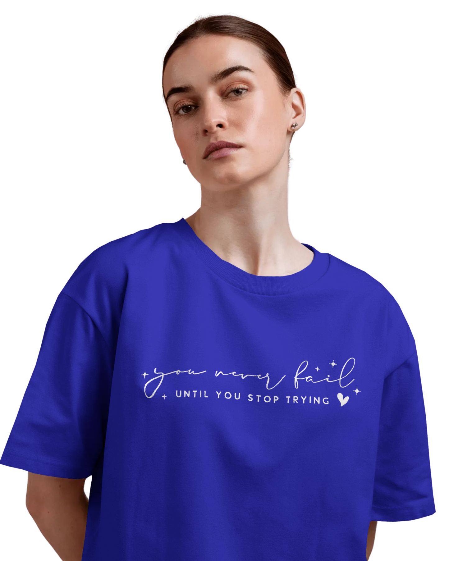 Women Oversize Tee | Printed | 100% Cotton T Shirt | Round Neck | Half Sleeves| Designed by NEOX | Vibrant Colors