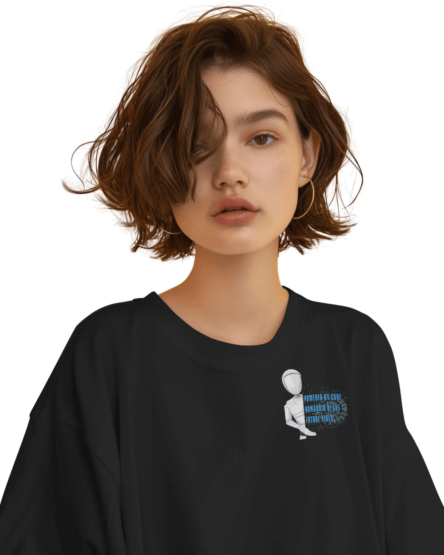 Oversize | Unisex Printed Cotton T Shirt | Round Neck | Half Sleeves|100% Cotton | Women | Men | Teen | Teen Vibes