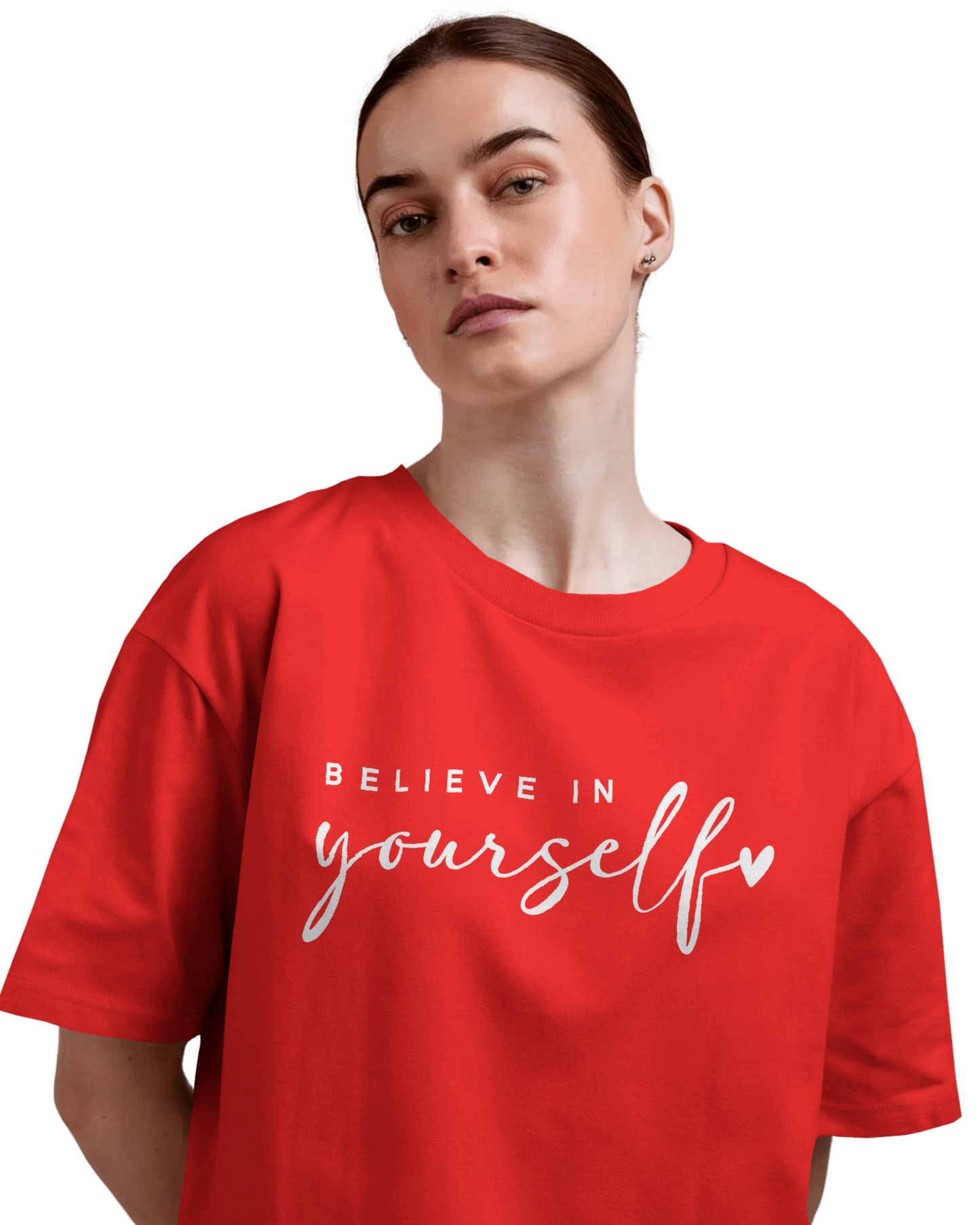 Women Oversize Tee | Printed | 100% Cotton T Shirt | Round Neck | Half Sleeves| Designed by NEOX | Vibrant Colors