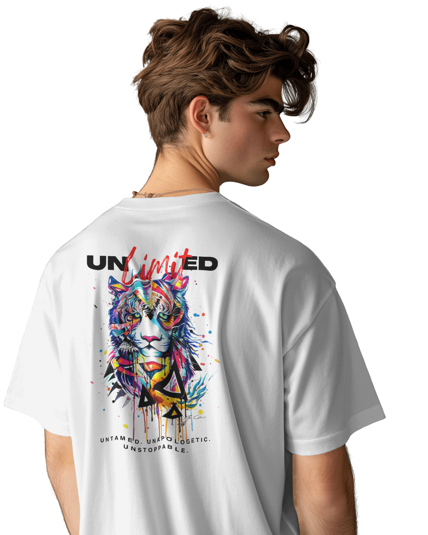 Oversize | Unisex Printed Cotton T Shirt | Round Neck | Half Sleeves|100% Cotton | Women | Men | Teen | Teen Vibes