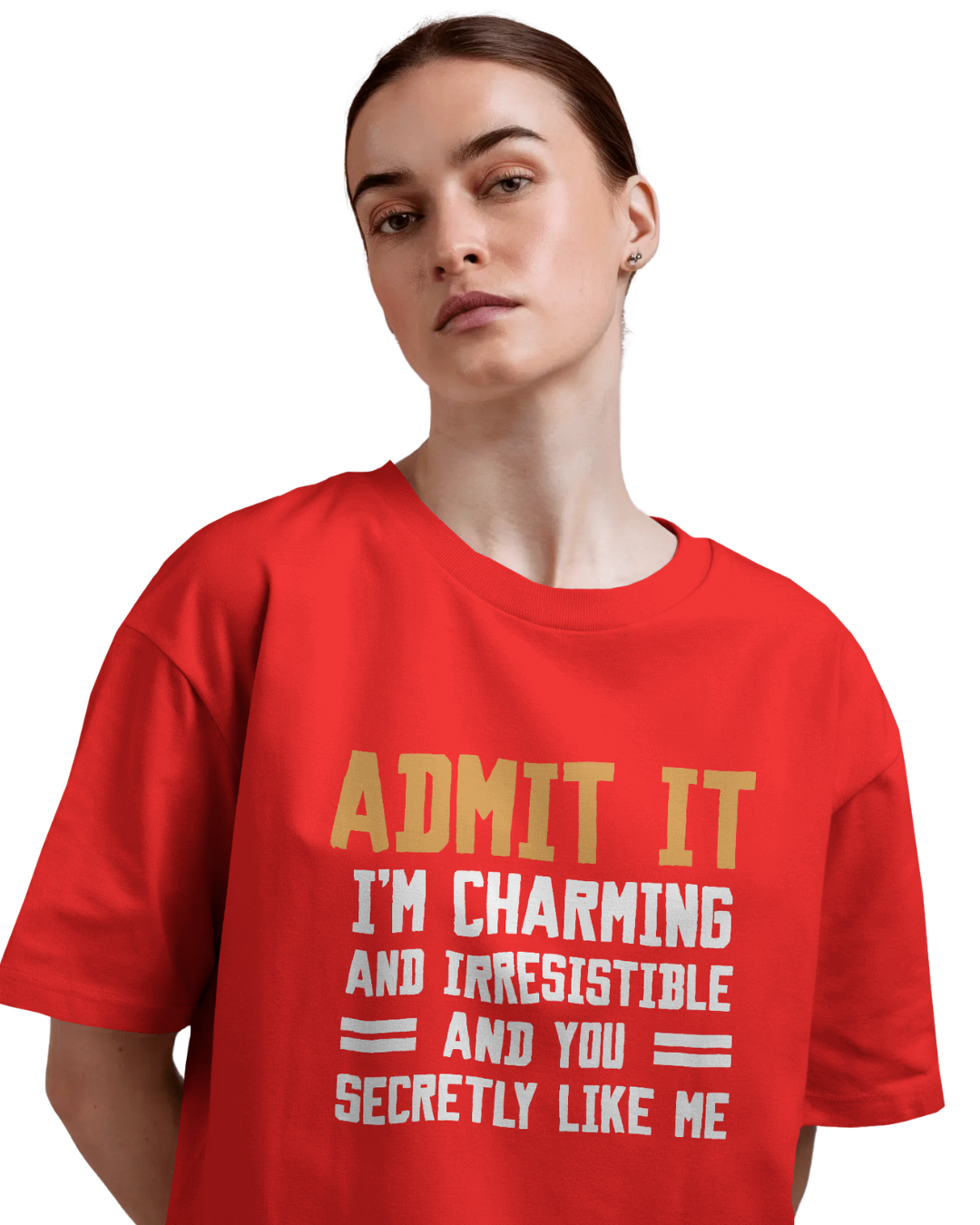 Women Oversize Tee |Street wear | Casual Wear | 100% Cotton T Shirt | Round Neck | Half Sleeves| Vibrant Colors