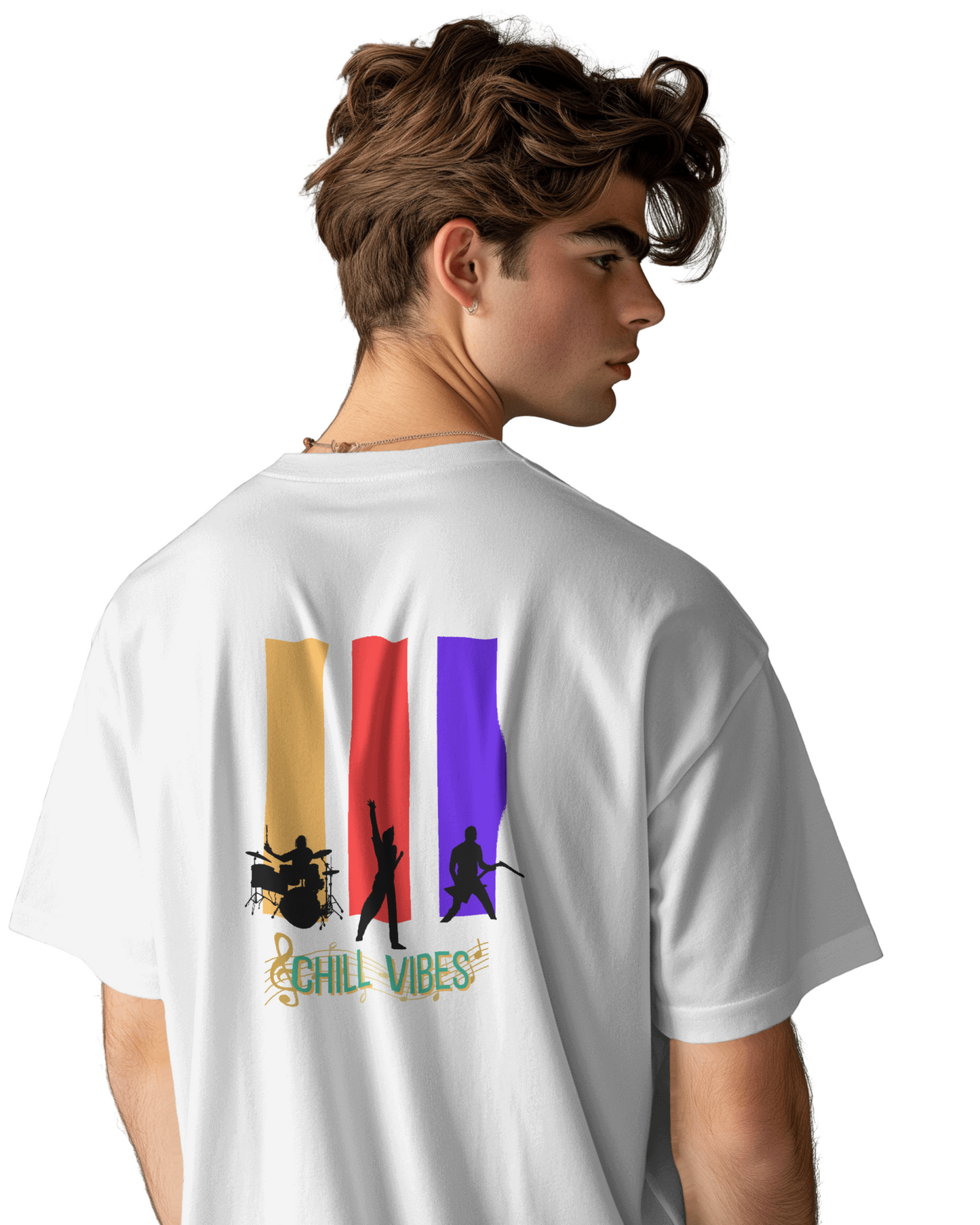 Oversize | Unisex Printed Cotton T Shirt | Round Neck | Half Sleeves|100% Cotton | Women | Men | Teen | Teen Vibes