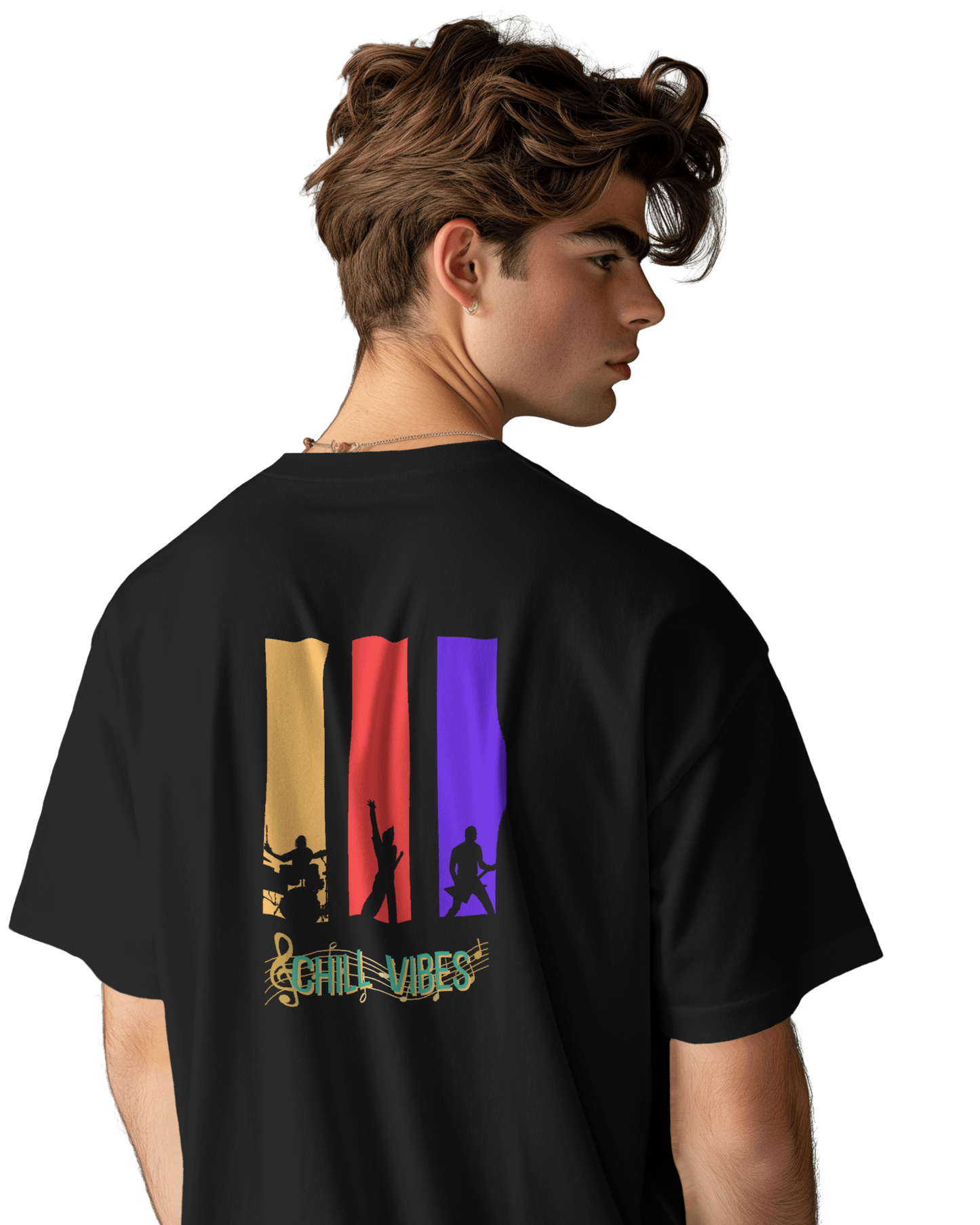 Oversize | Unisex Printed Cotton T Shirt | Round Neck | Half Sleeves|100% Cotton | Women | Men | Teen | Teen Vibes