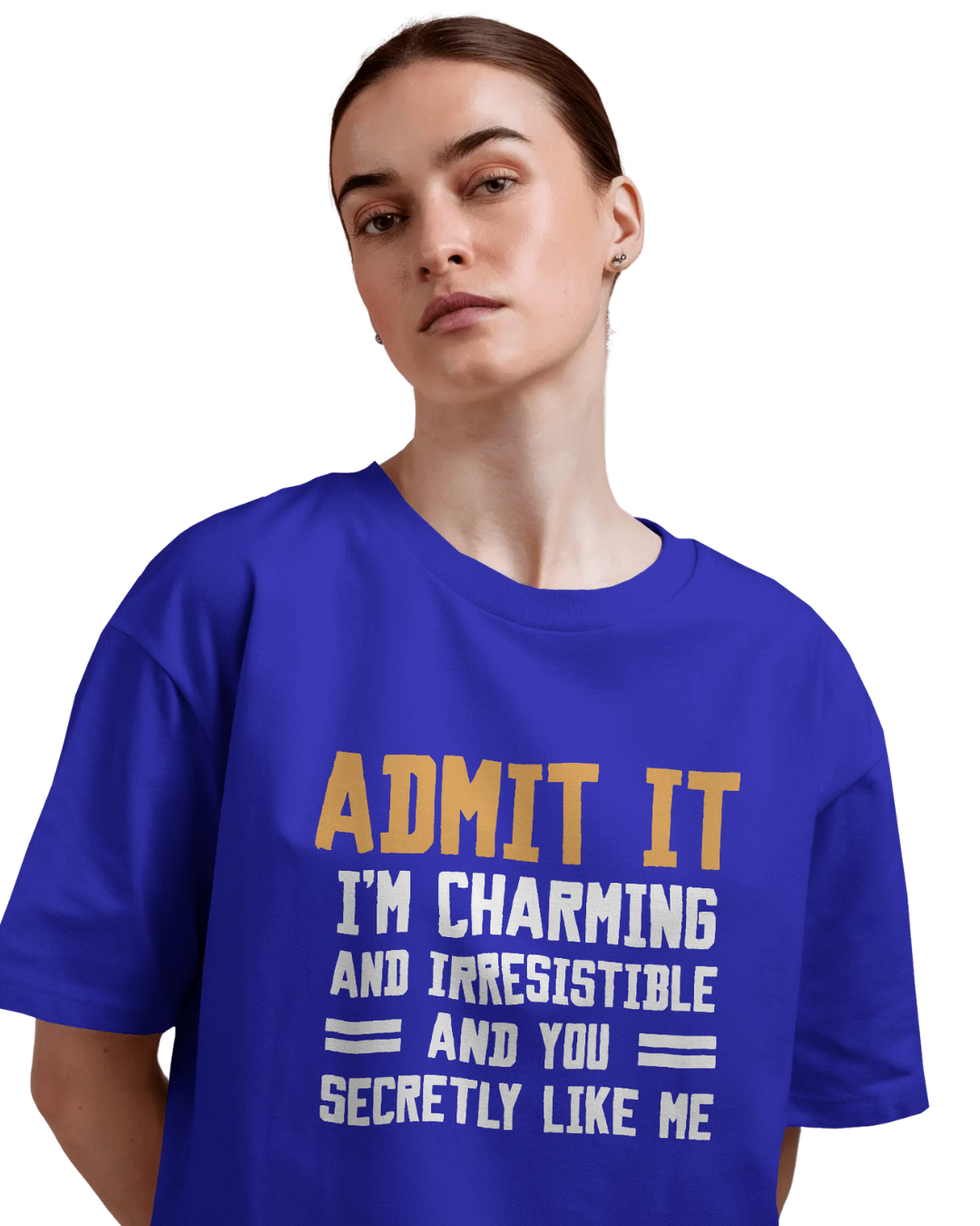 Women Oversize Tee |Street wear | Casual Wear | 100% Cotton T Shirt | Round Neck | Half Sleeves| Vibrant Colors