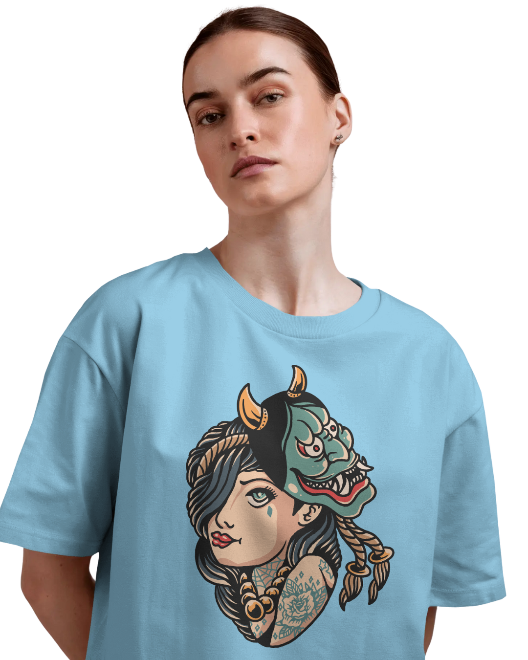 Women Oversize Tee |Street wear | Casual Wear | 100% Cotton T Shirt | Round Neck | Half Sleeves| Vibrant Colors