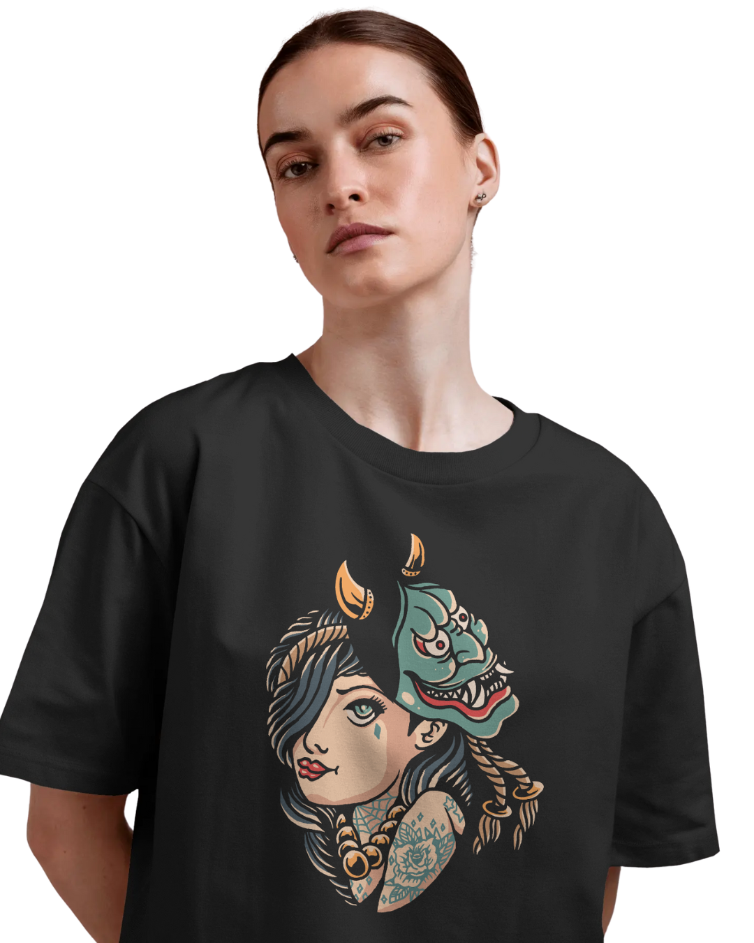Women Oversize Tee |Street wear | Casual Wear | 100% Cotton T Shirt | Round Neck | Half Sleeves| Vibrant Colors