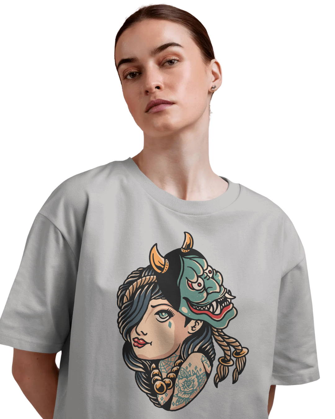 Women Oversize Tee |Street wear | Casual Wear | 100% Cotton T Shirt | Round Neck | Half Sleeves| Vibrant Colors