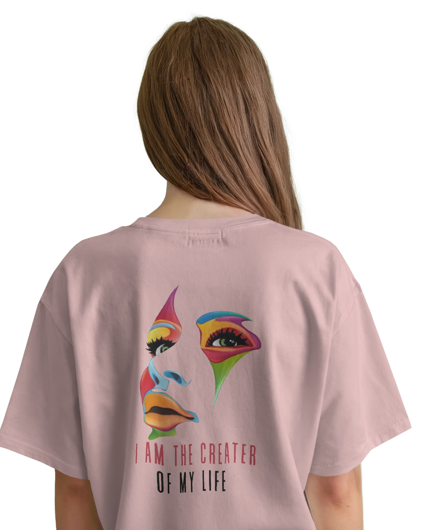 Women Oversize Tee | Printed | 100% Cotton T Shirt | Round Neck | Half Sleeves| Designed by NEOX | Vibrant Colors