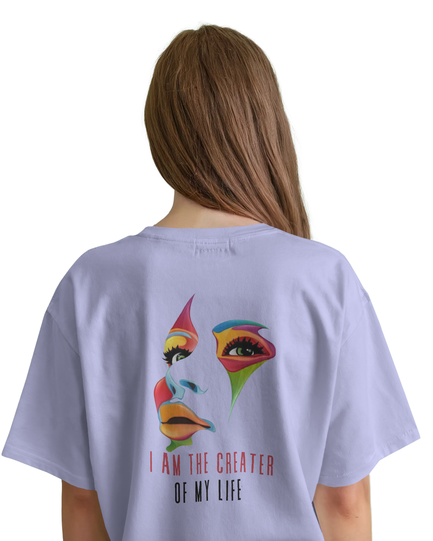 Women Oversize Tee | Printed | 100% Cotton T Shirt | Round Neck | Half Sleeves| Designed by NEOX | Vibrant Colors