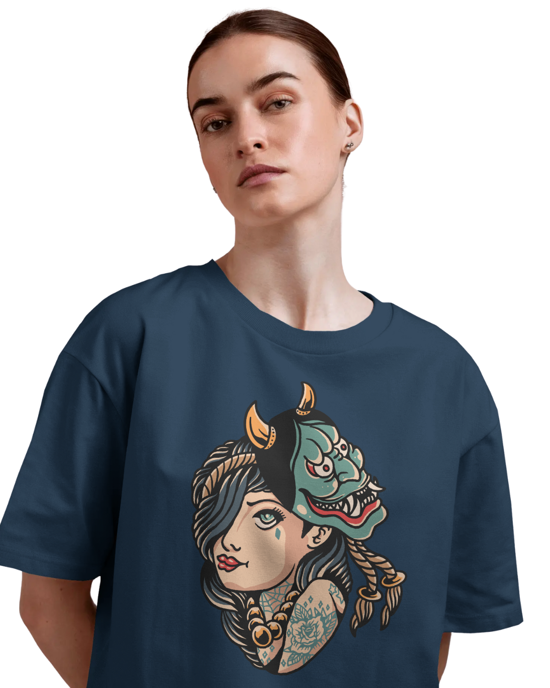 Women Oversize Tee |Street wear | Casual Wear | 100% Cotton T Shirt | Round Neck | Half Sleeves| Vibrant Colors