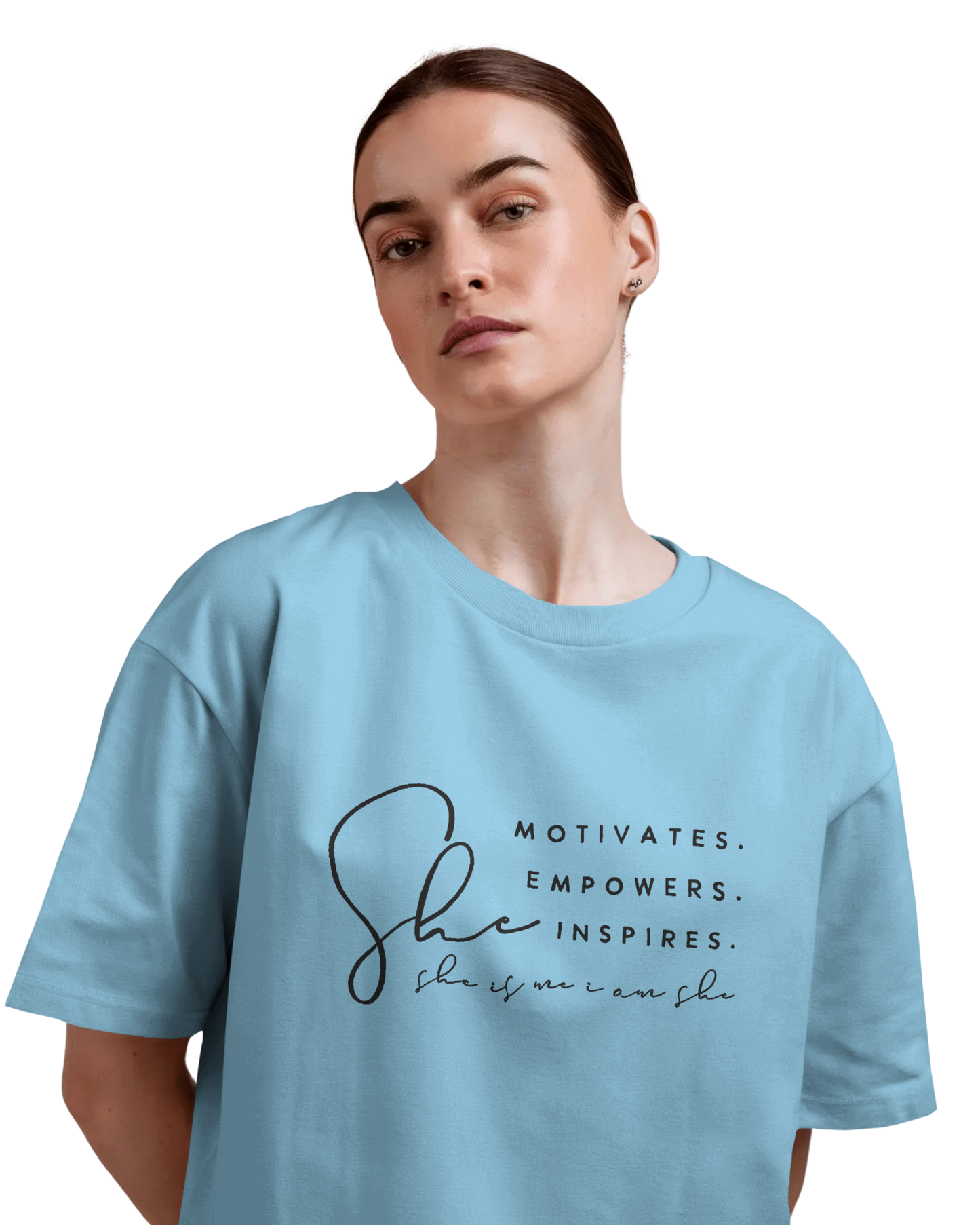Women Oversize Tee | Printed | 100% Cotton T Shirt | Round Neck | Half Sleeves| Designed by NEOX | Vibrant Colors