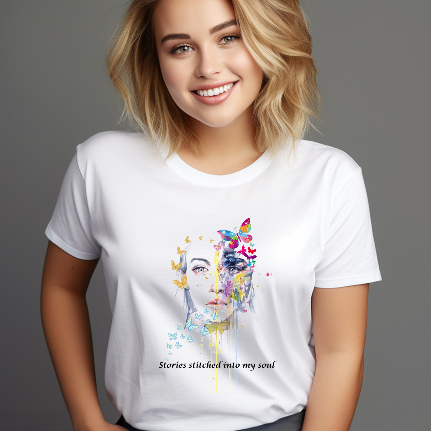 Women Printed Cotton T Shirt | Round Neck | Half Sleeves| 100% Cotton | Regular Fit T-Shirt | Teen | Teen Vibes