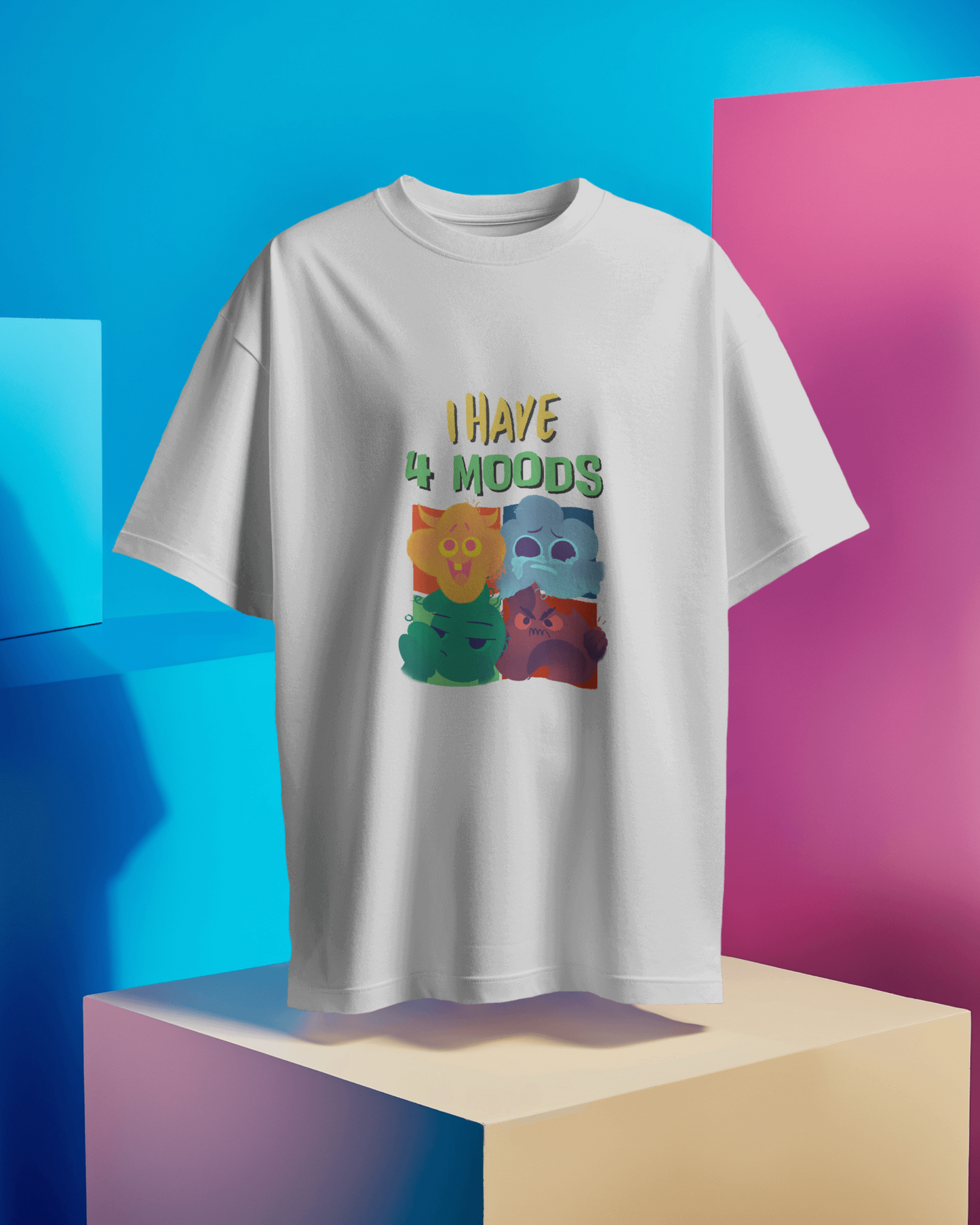 Oversize | Unisex Printed Cotton T Shirt | Round Neck | Half Sleeves|100% Cotton | Women | Men | Teen | Teen Vibes