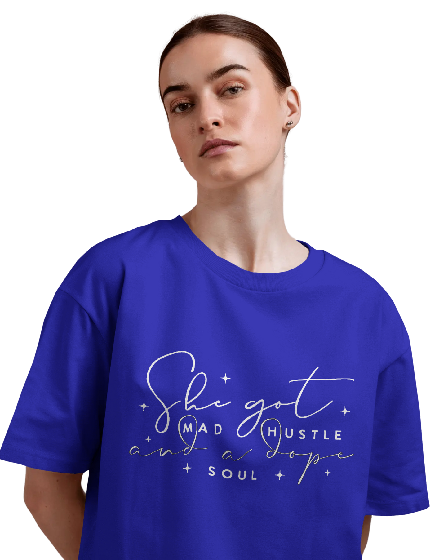 Women Oversize Tee | Printed | 100% Cotton T Shirt | Round Neck | Half Sleeves| Designed by NEOX | Vibrant Colors