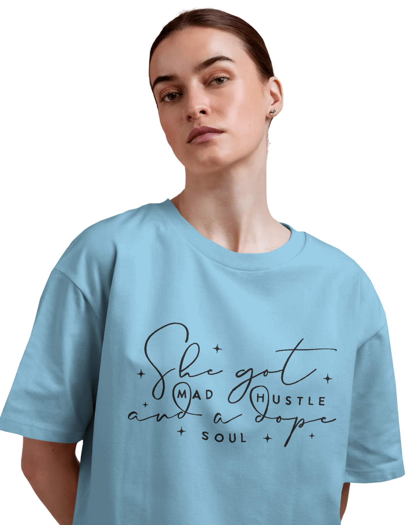 Women Oversize Tee | Printed | 100% Cotton T Shirt | Round Neck | Half Sleeves| Designed by NEOX | Vibrant Colors