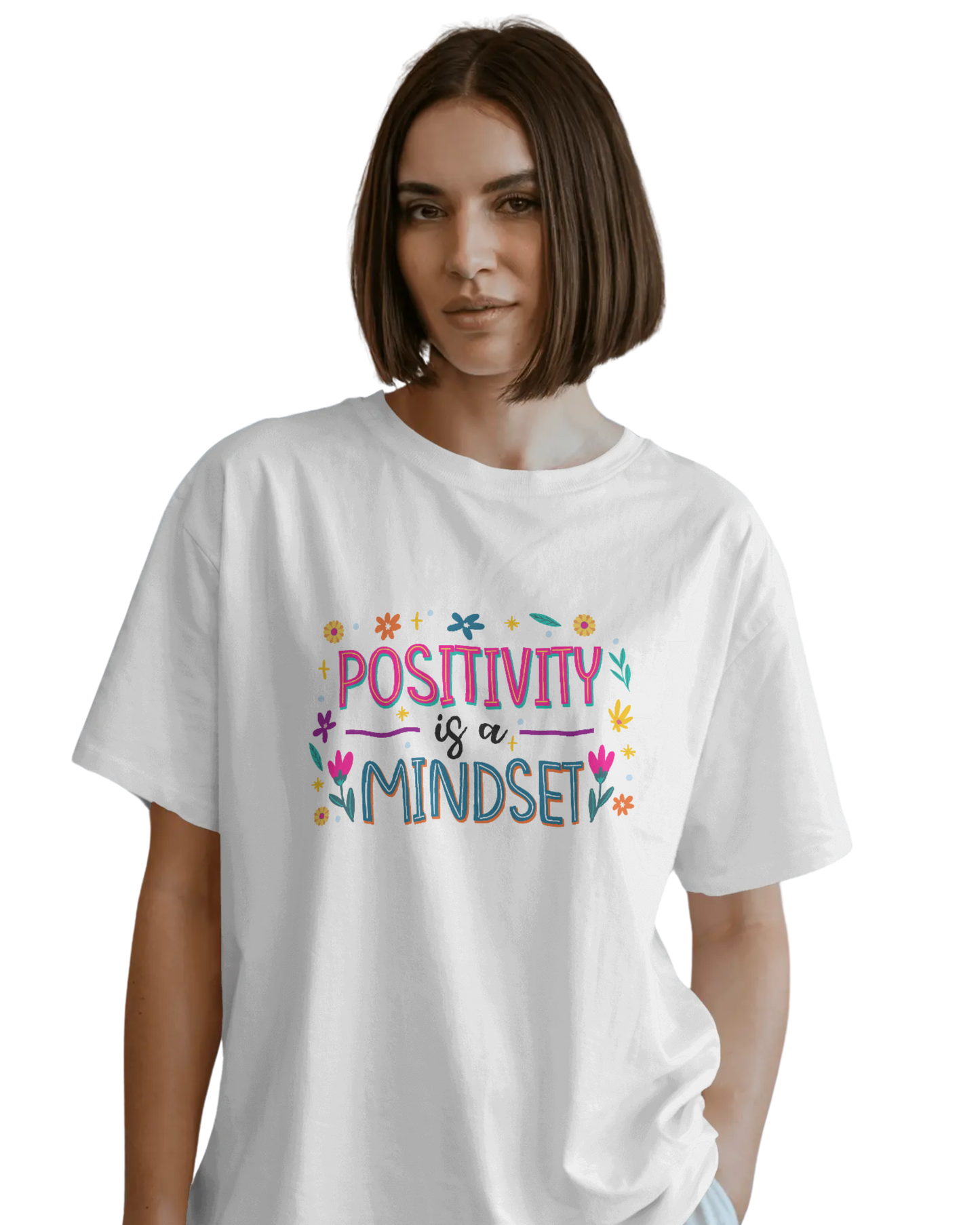 Women Oversize Tee | Printed | 100% Cotton T Shirt | Round Neck | Half Sleeves| Designed by NEOX | Vibrant Colors