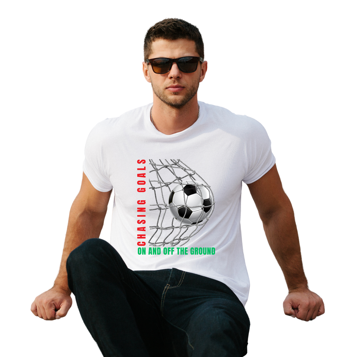 Men’s Printed Cotton T Shirt | Foot Ball |Round Neck | Half Sleeves|100% Cotton | Regular Fit T-Shirt | Teens | Teen Vibes