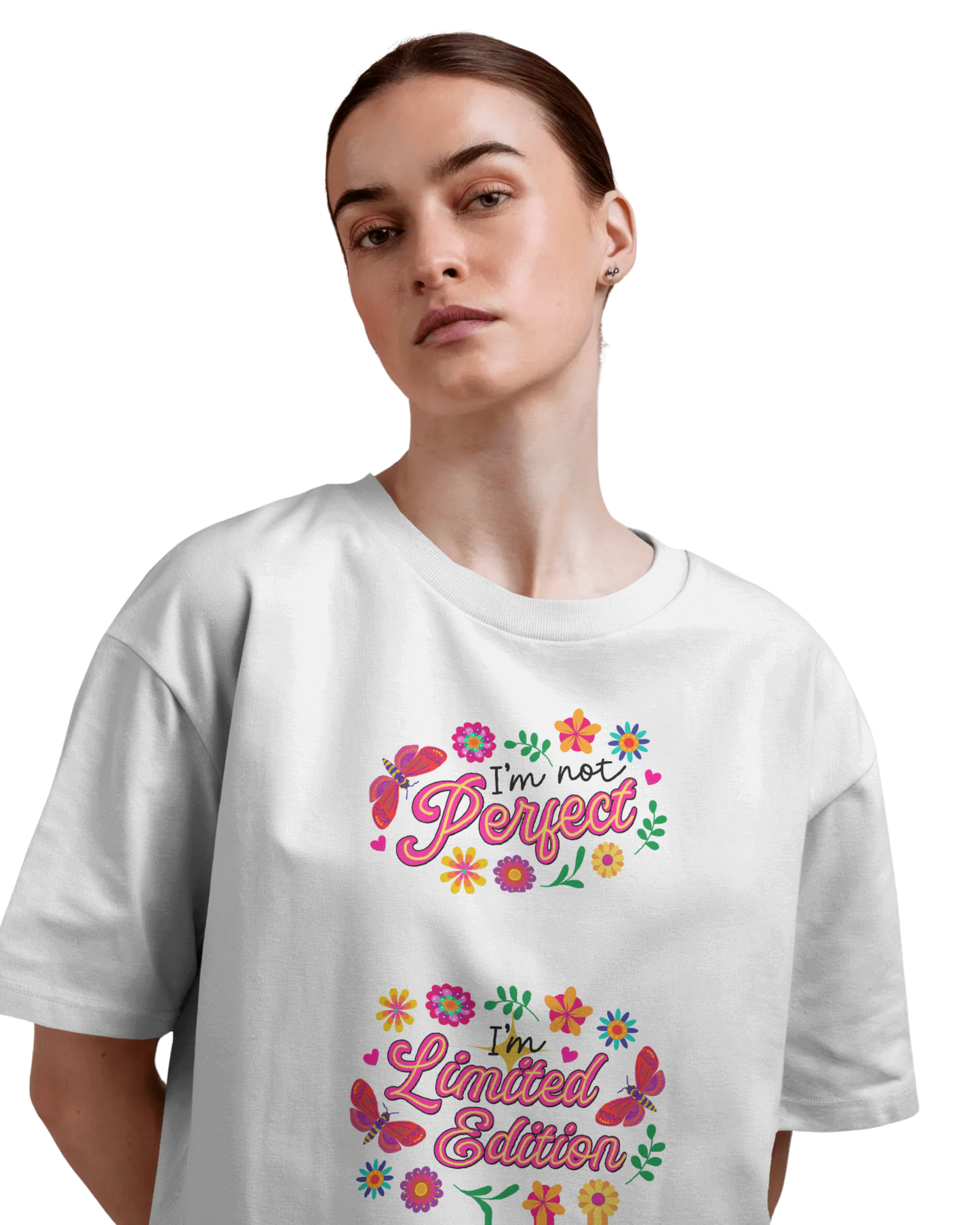 Women Oversize Tee | Printed | 100% Cotton T Shirt | Round Neck | Half Sleeves| Designed by NEOX | Vibrant Colours