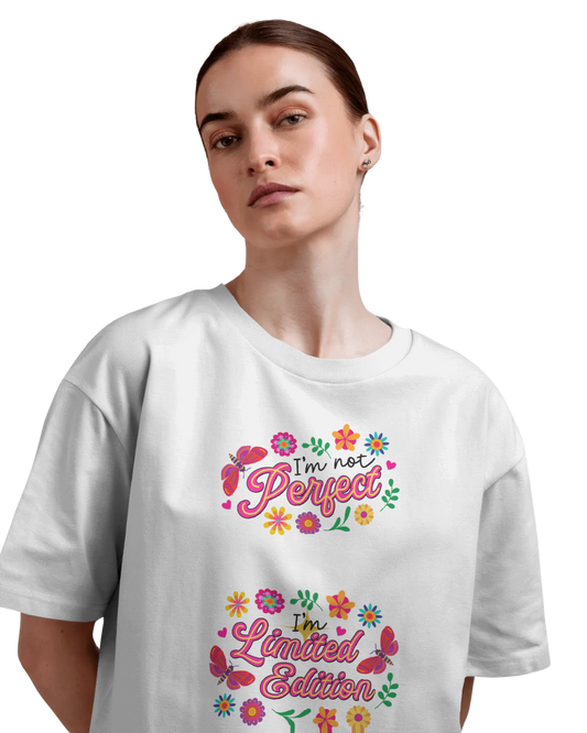 Women Oversize Tee | Printed | 100% Cotton T Shirt | Round Neck | Half Sleeves| Designed by NEOX | Vibrant Colours