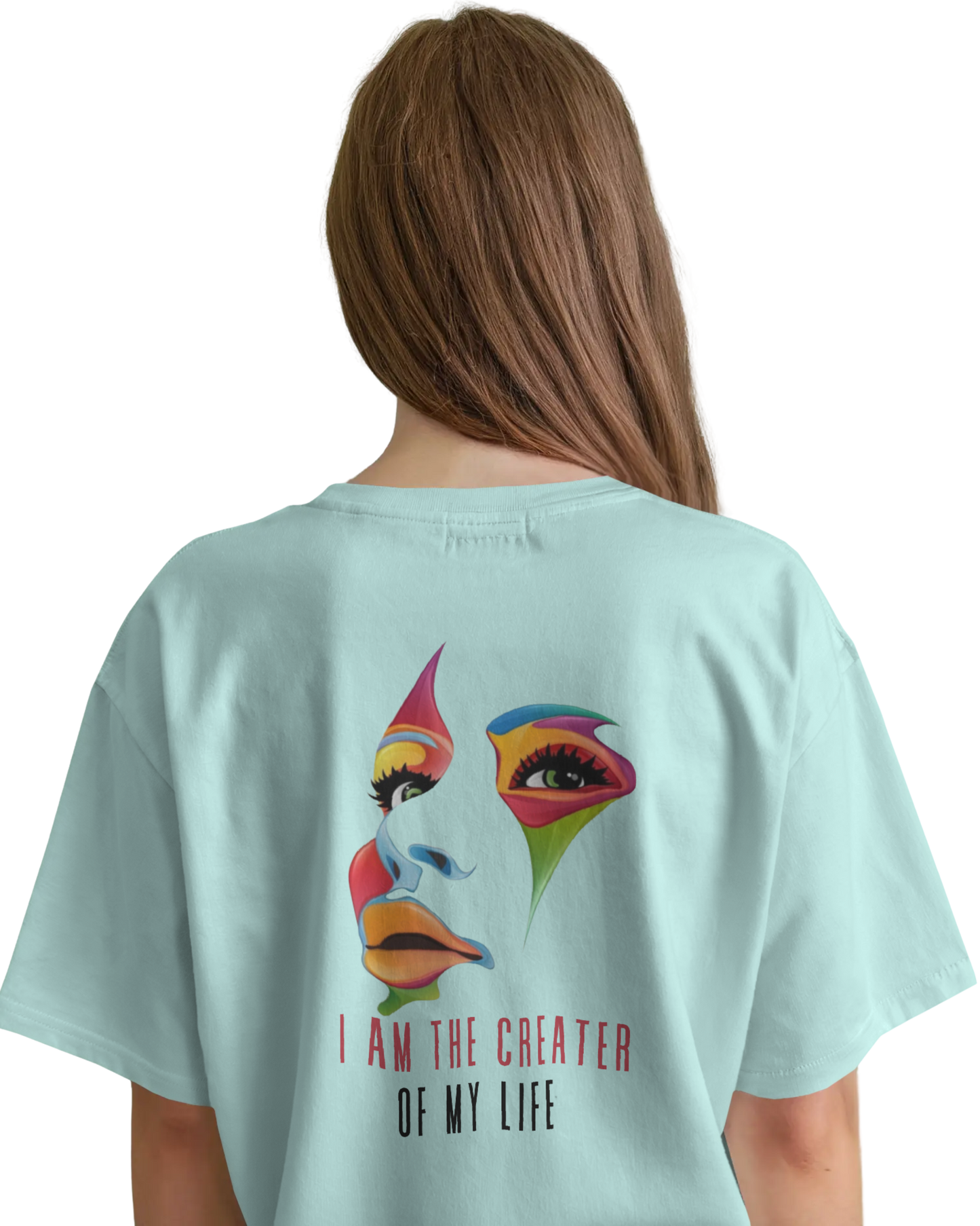 Women Oversize Tee | Printed | 100% Cotton T Shirt | Round Neck | Half Sleeves| Designed by NEOX | Vibrant Colors