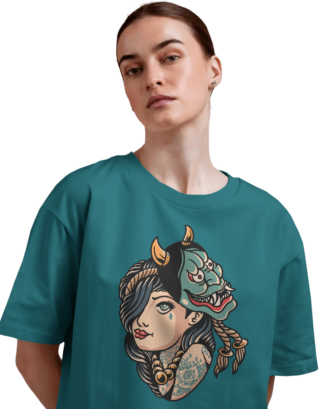 Women Oversize Tee |Street wear | Casual Wear | 100% Cotton T Shirt | Round Neck | Half Sleeves| Vibrant Colors