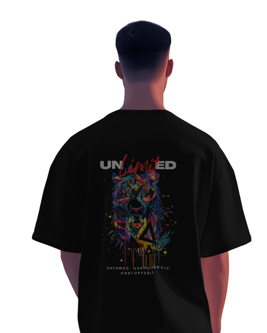 Oversize | Unisex Printed Cotton T Shirt | Round Neck | Half Sleeves|100% Cotton | Women | Men | Teen | Teen Vibes