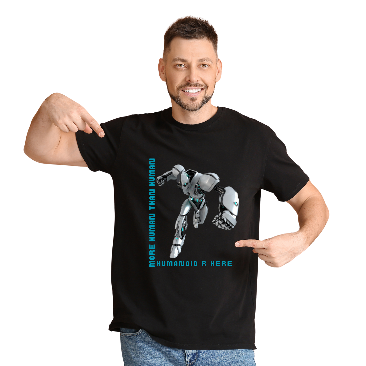 Men’s Printed Cotton T Shirt | Futuristic |Round Neck | Half Sleeves|100% Cotton | Regular Fit T-Shirt | Teens | Teen Vibes