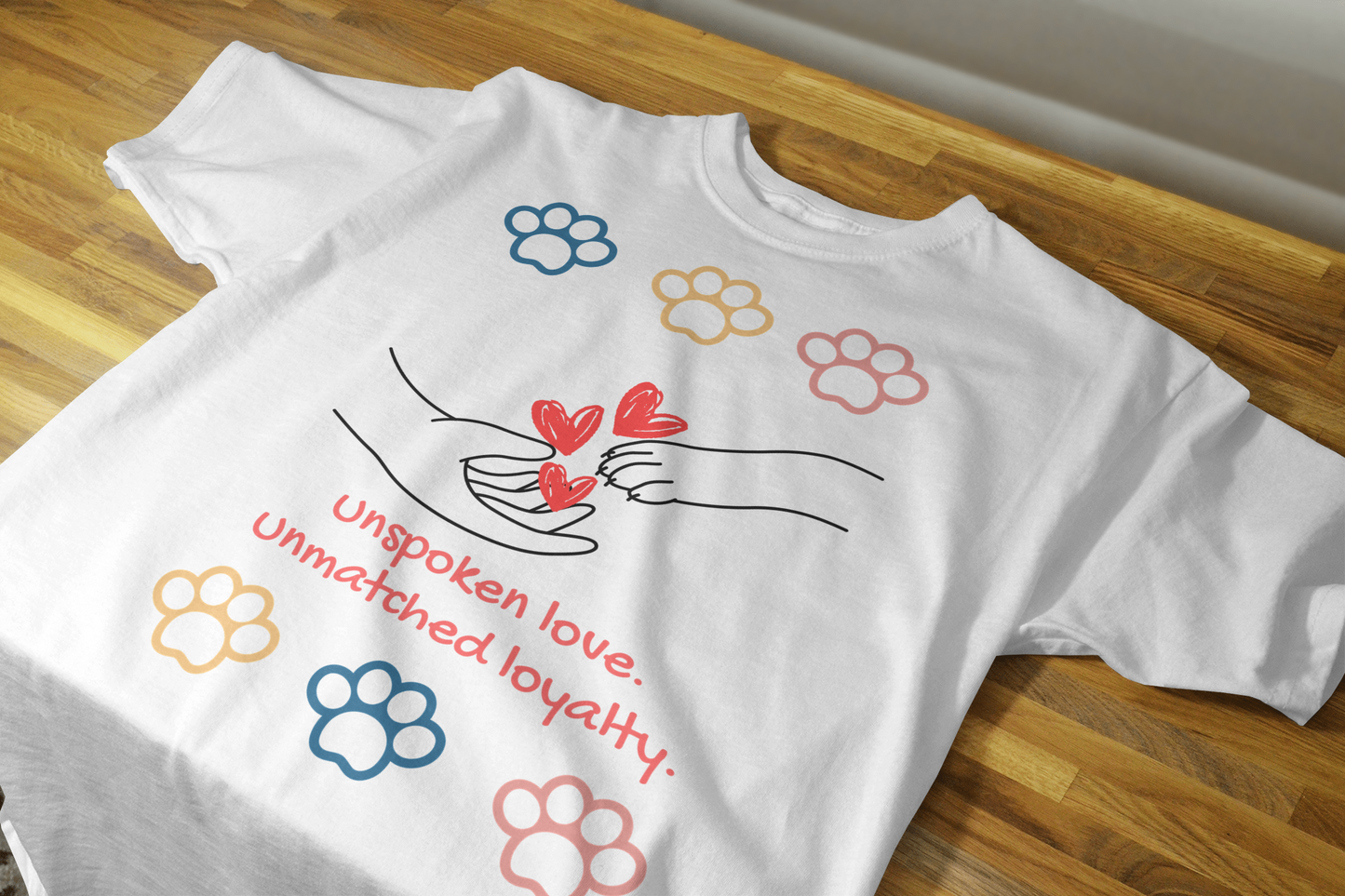 Unisex Printed Cotton T Shirt | Dog Lovers | Round Neck | Half Sleeves|100% Cotton Regular Fit T-Shirt | Women | Men |