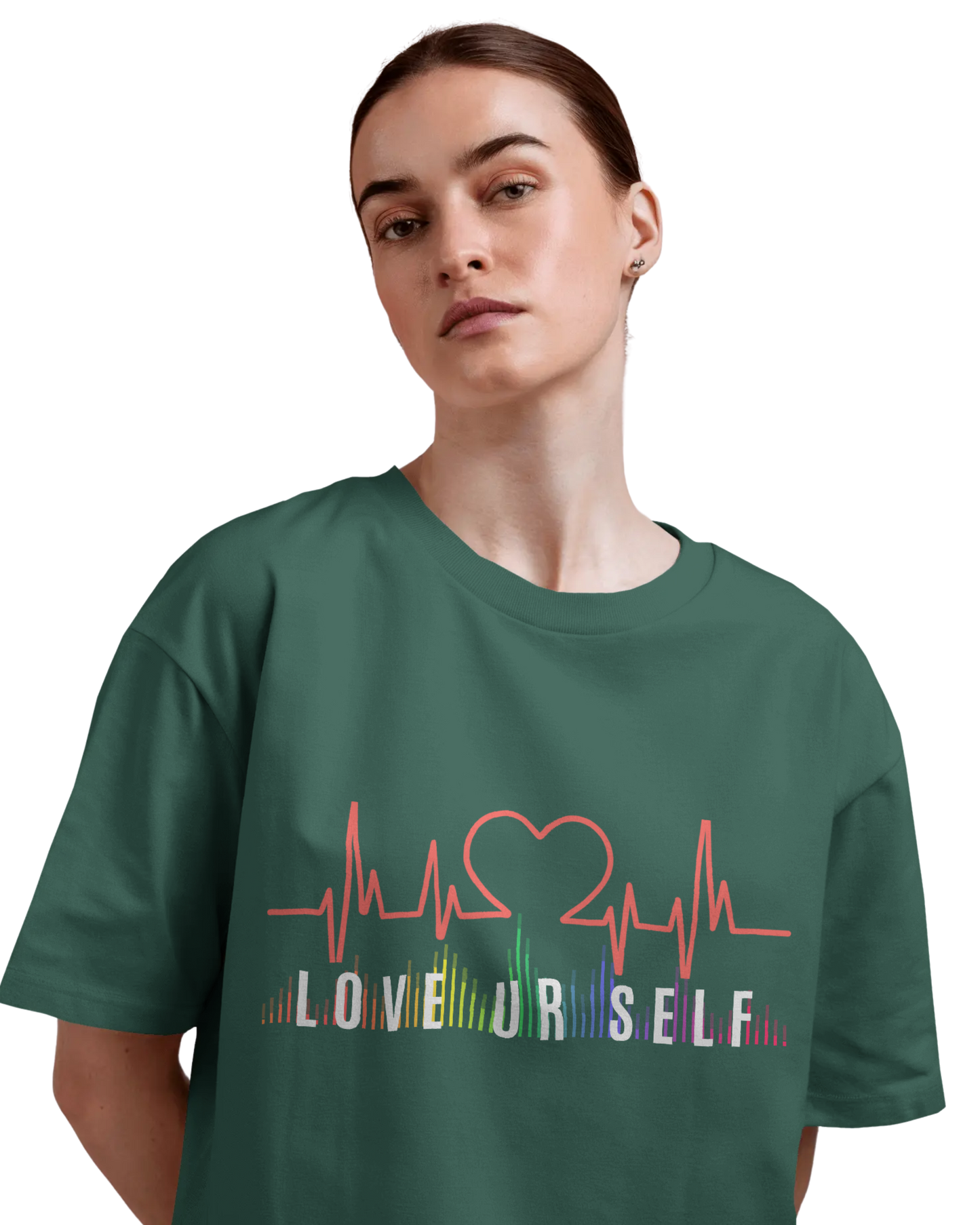 Women Oversize Tee | Printed | 100% Cotton T Shirt | Round Neck | Half Sleeves| Designed by NEOX | Vibrant Colors