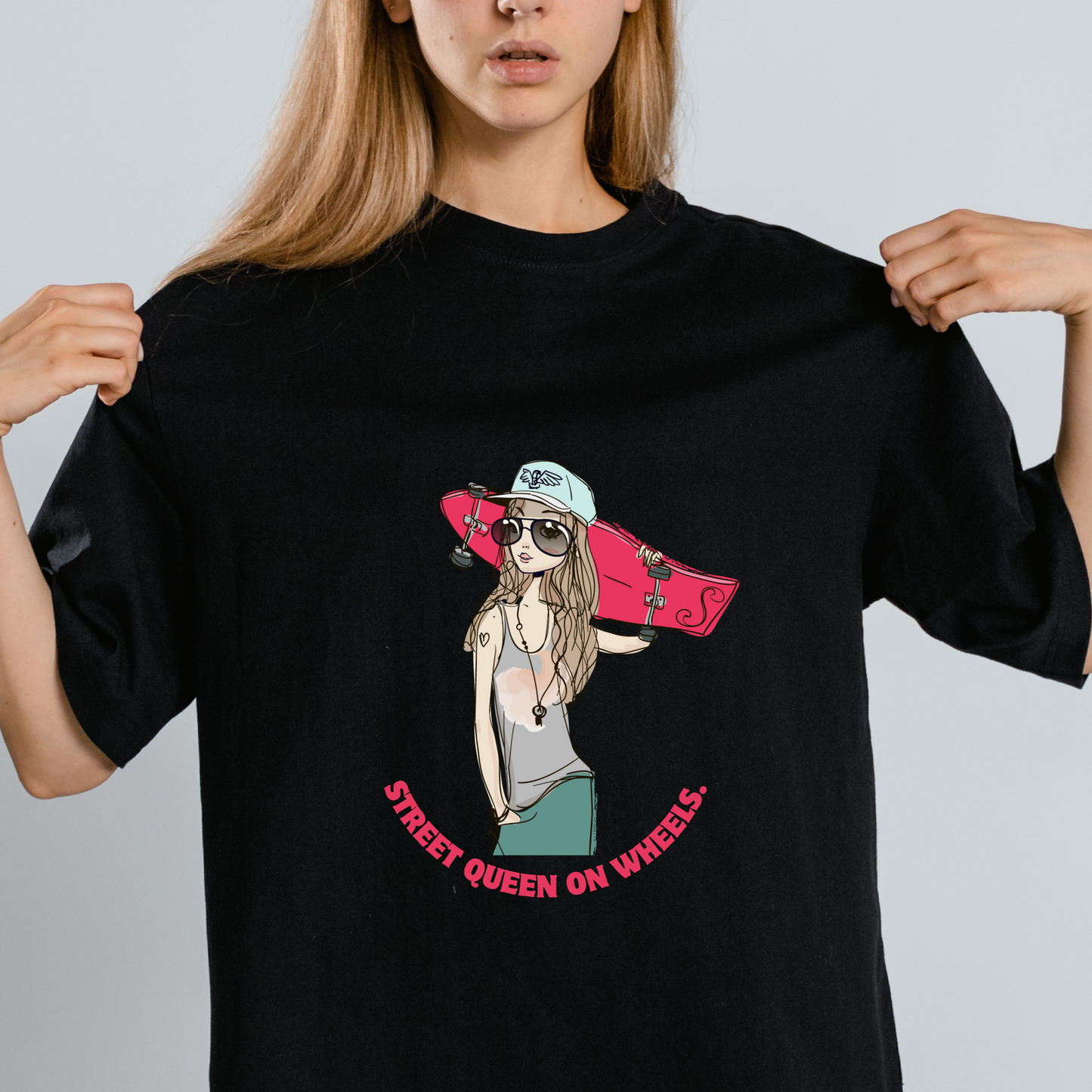 Women Printed Cotton T Shirt | Round Neck | Half Sleeves| 100% Cotton | Regular Fit T-Shirt | Teen | Teen Vibes