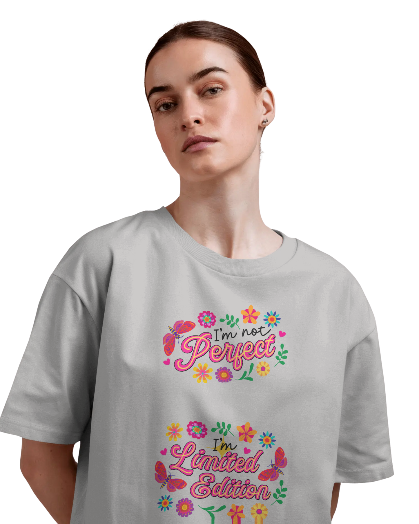 Women Oversize Tee | Printed | 100% Cotton T Shirt | Round Neck | Half Sleeves| Designed by NEOX | Vibrant Colours
