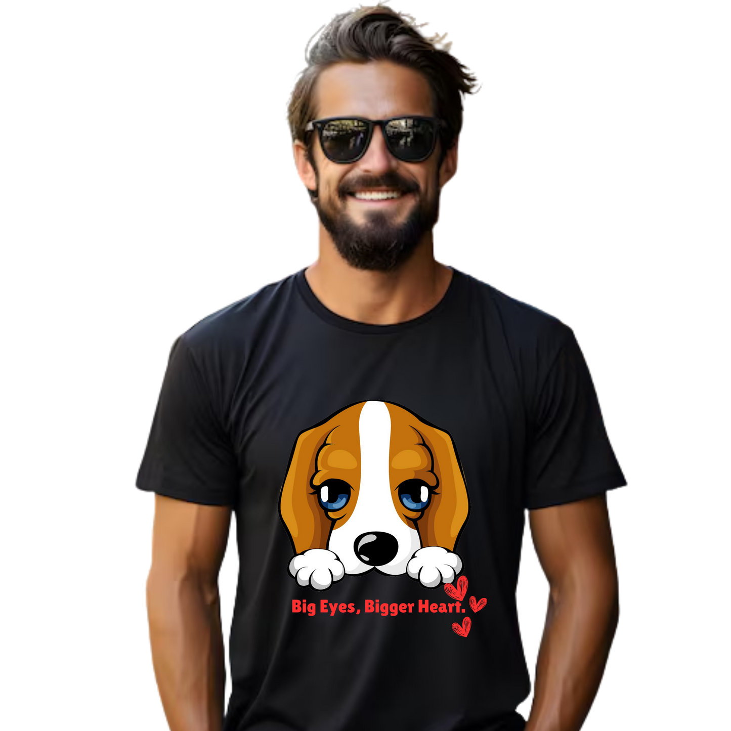 Unisex Printed Cotton T Shirt | Dog Lovers | Round Neck | Half Sleeves|100% Cotton Regular Fit T-Shirt | Women | Men |