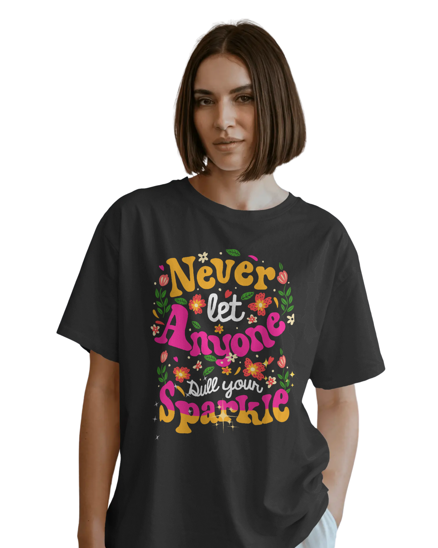 Oversize Tee Women | Printed | 100% Cotton T Shirt | Round Neck | Half Sleeves| Designed by NEOX | Vibrant Colors
