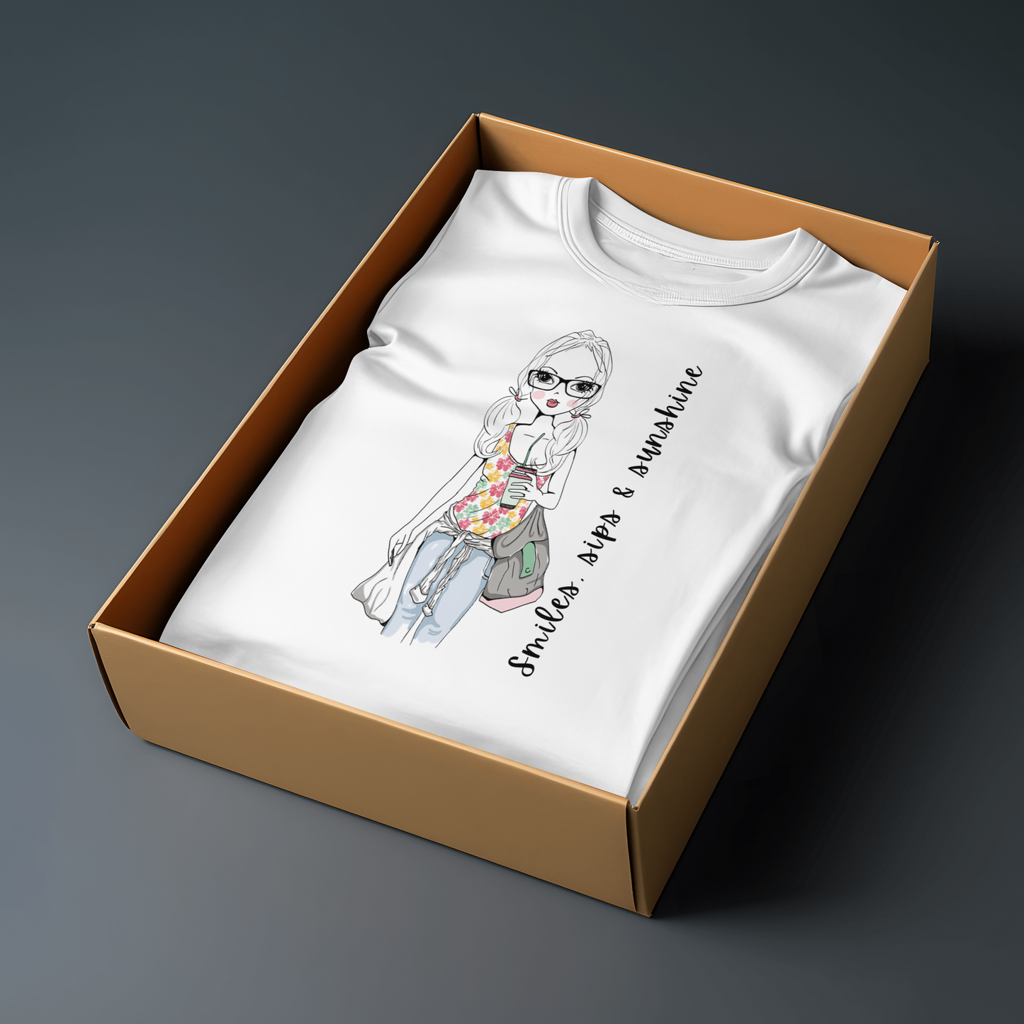 Women Printed Cotton T Shirt | Round Neck | Half Sleeves| 100% Cotton | Regular Fit T-Shirt | Teen | Teen Vibes