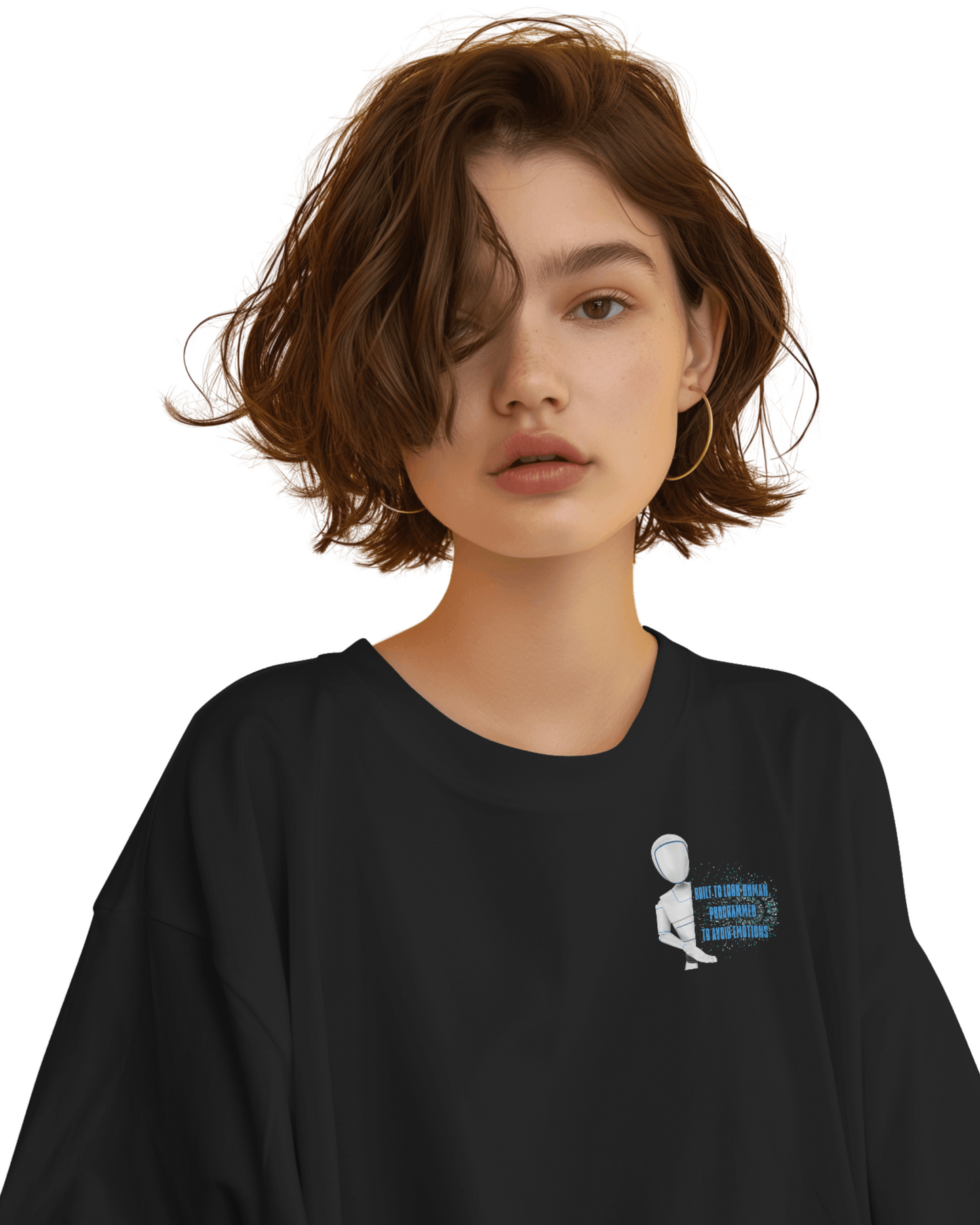 Oversize | Unisex Printed Cotton T Shirt | Round Neck | Half Sleeves|100% Cotton | Women | Men | Teen | Teen Vibes