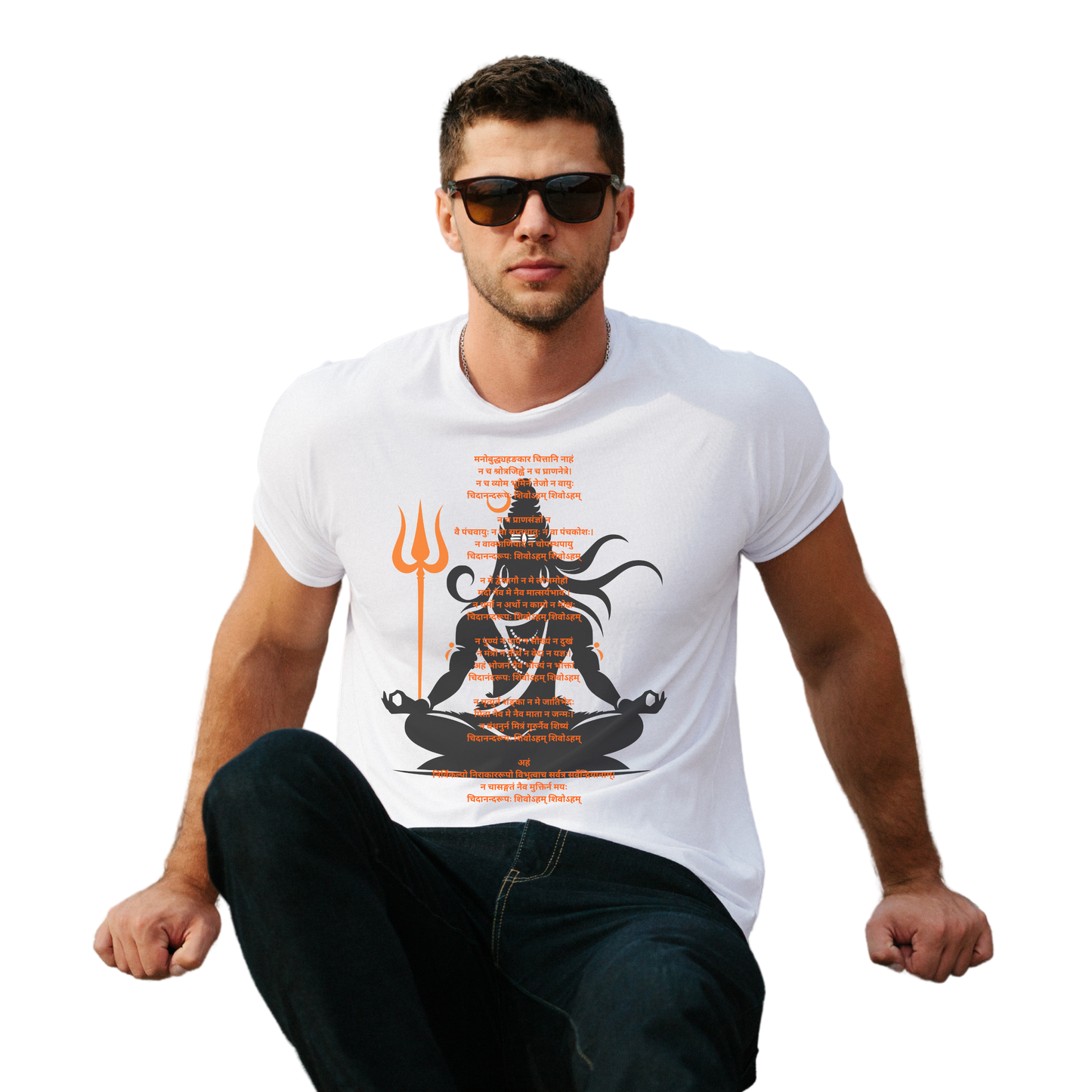 Unisex Printed Cotton T Shirt | Aastha | Round Neck | Half Sleeves|100% Cotton Regular Fit T-Shirt | Women | Men |