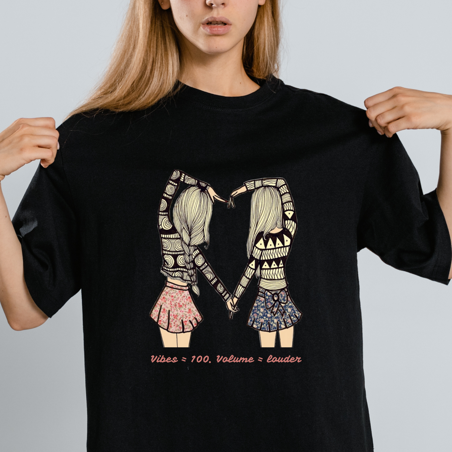 Women Printed Cotton T Shirt | Round Neck | Half Sleeves| 100% Cotton | Regular Fit T-Shirt | Teen | Teen Vibes