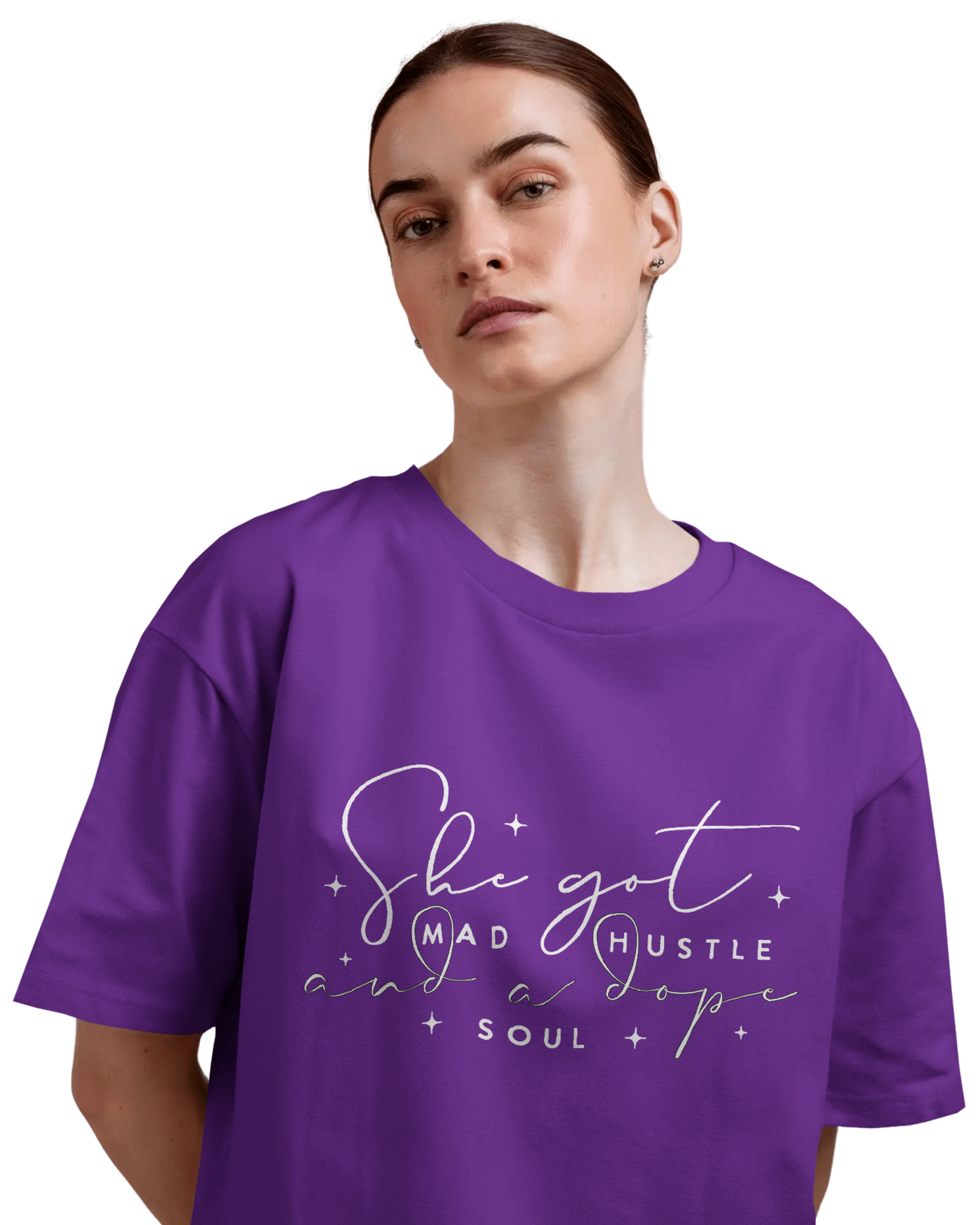 Women Oversize Tee | Printed | 100% Cotton T Shirt | Round Neck | Half Sleeves| Designed by NEOX | Vibrant Colors