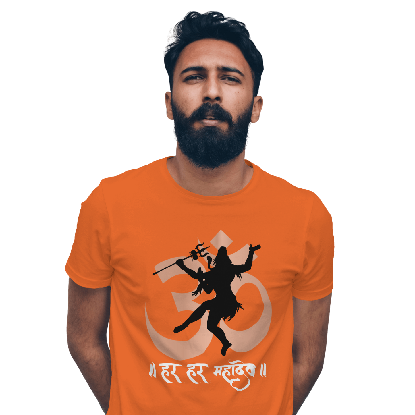 Unisex Printed Cotton T Shirt | Aastha | Round Neck | Half Sleeves|100% Cotton Regular Fit T-Shirt | Women | Men |