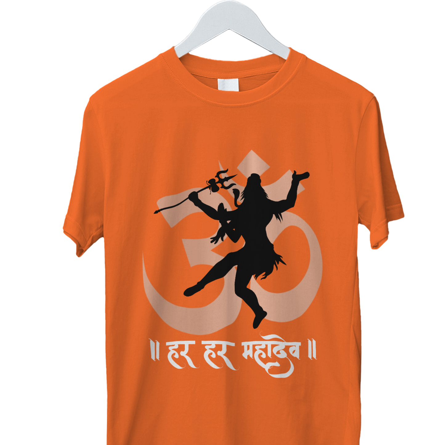 Unisex Printed Cotton T Shirt | Aastha | Round Neck | Half Sleeves|100% Cotton Regular Fit T-Shirt | Women | Men |