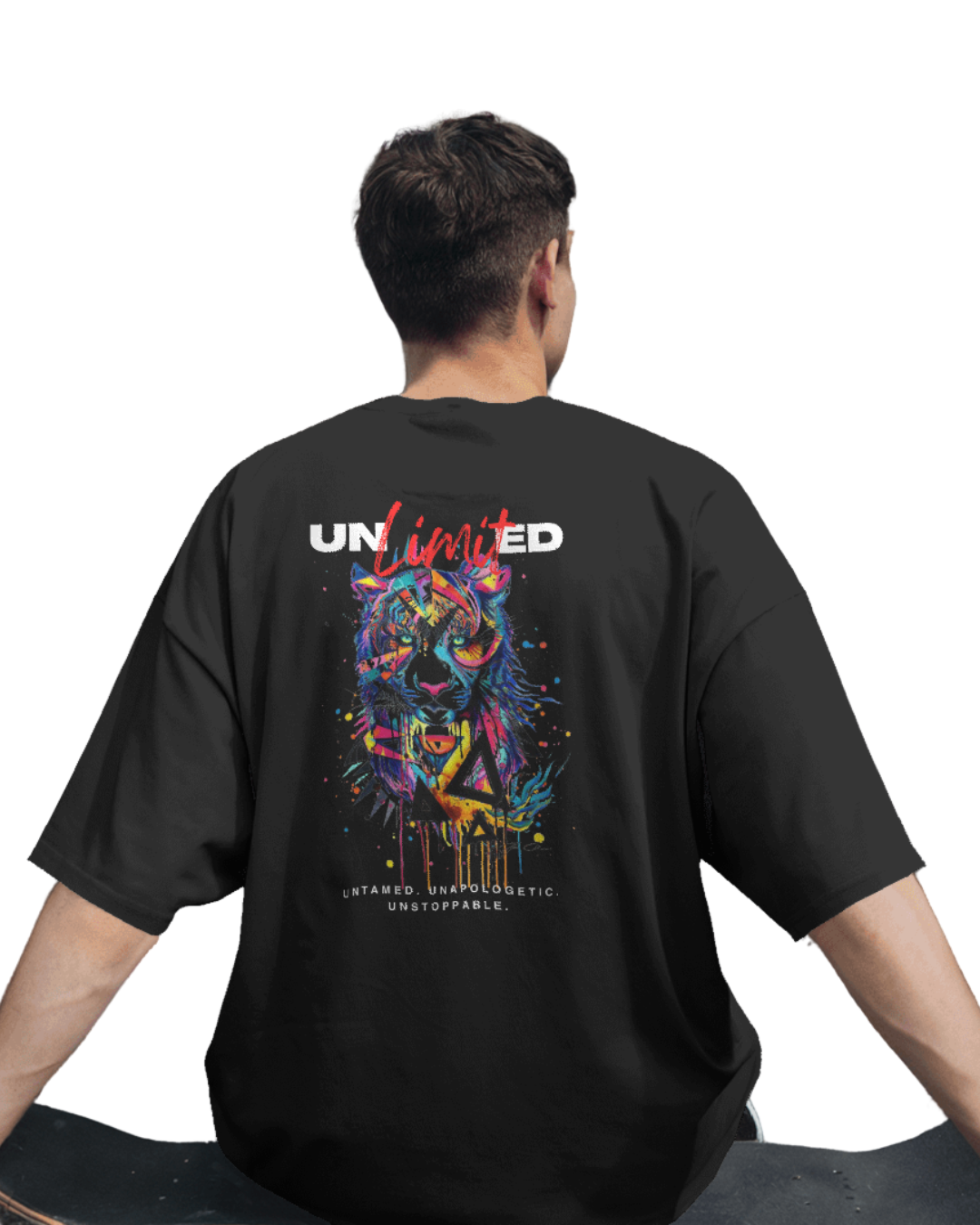 Oversize | Unisex Printed Cotton T Shirt | Round Neck | Half Sleeves|100% Cotton | Women | Men | Teen | Teen Vibes
