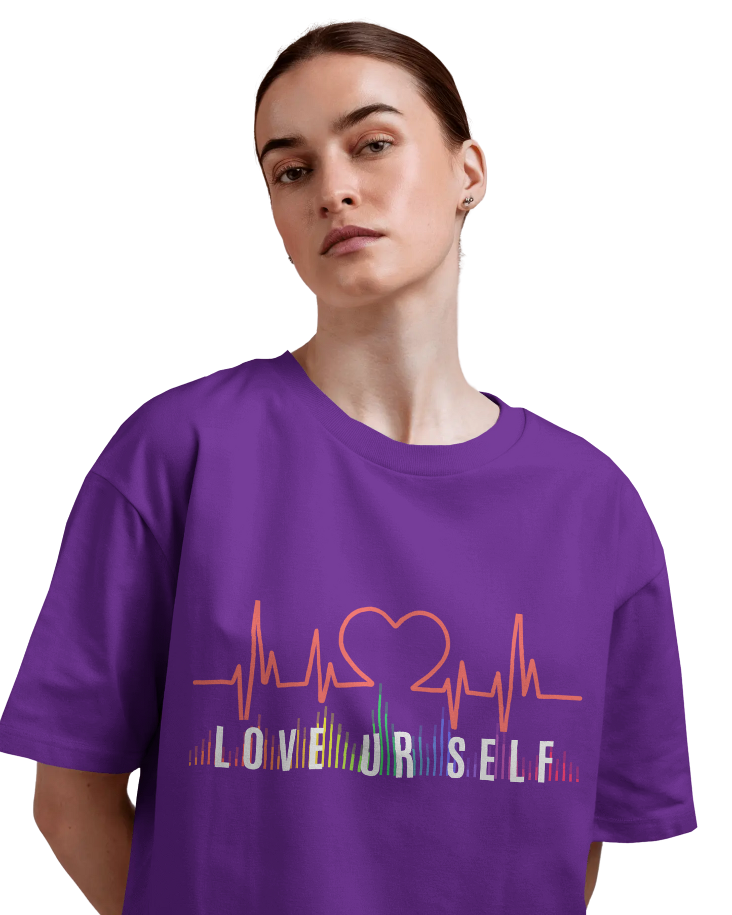 Women Oversize Tee | Printed | 100% Cotton T Shirt | Round Neck | Half Sleeves| Designed by NEOX | Vibrant Colors