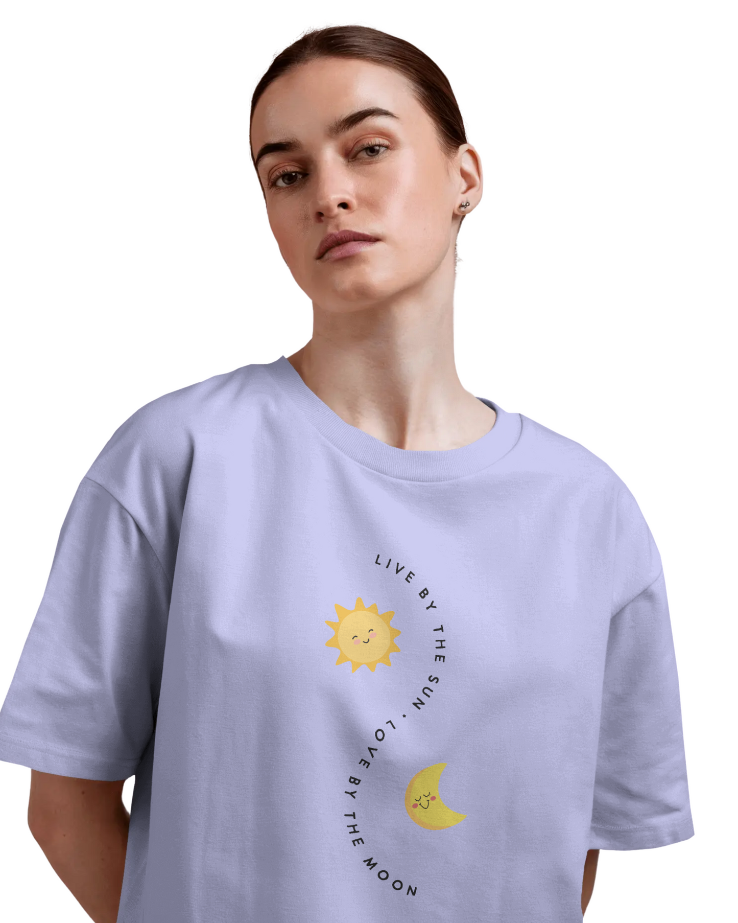 Women Oversize Tee | Printed | 100% Cotton T Shirt | Round Neck | Half Sleeves| Designed by NEOX | Vibrant Colors